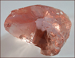 Morganite Rough Gemstone Crystal