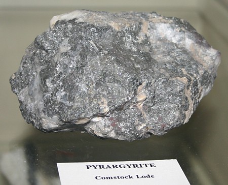 Parargyrite Silver ore: ruby silver