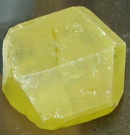 Sulfur Crystal, transparent