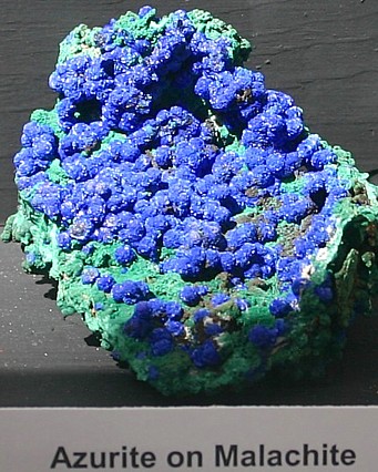 Azurite Mineral Information photos and Facts, blue copper Ore