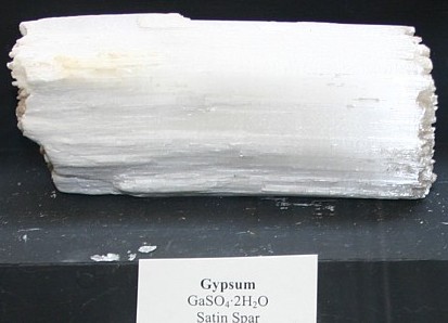 Gypsum mineral information photos and facts, plaster manufacturing Gypsum