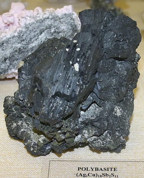 Polybasite Crystals -Silver Ore