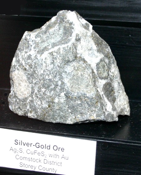 raw silver rock