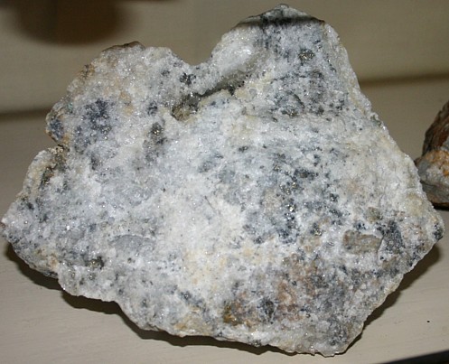 raw silver rock