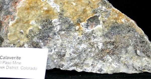 cripple Creek Colorado gold and silver ore