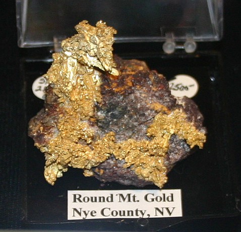 Crystal Gold, Round Mtn, Nye Co. Nevada