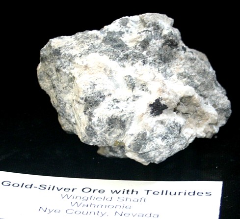 Telluride silver ore from Nevada