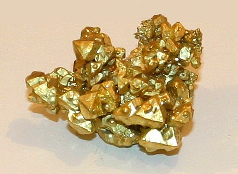 Classic Octagonal Crystaline Gold Specimen