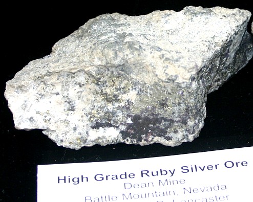 Photos of Natural Silver Ore, Silver minerals, Crystal ores, rich