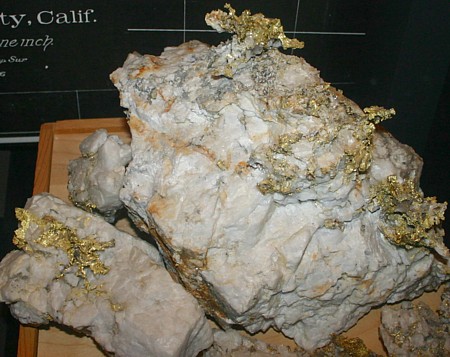 California gold quartz specimen